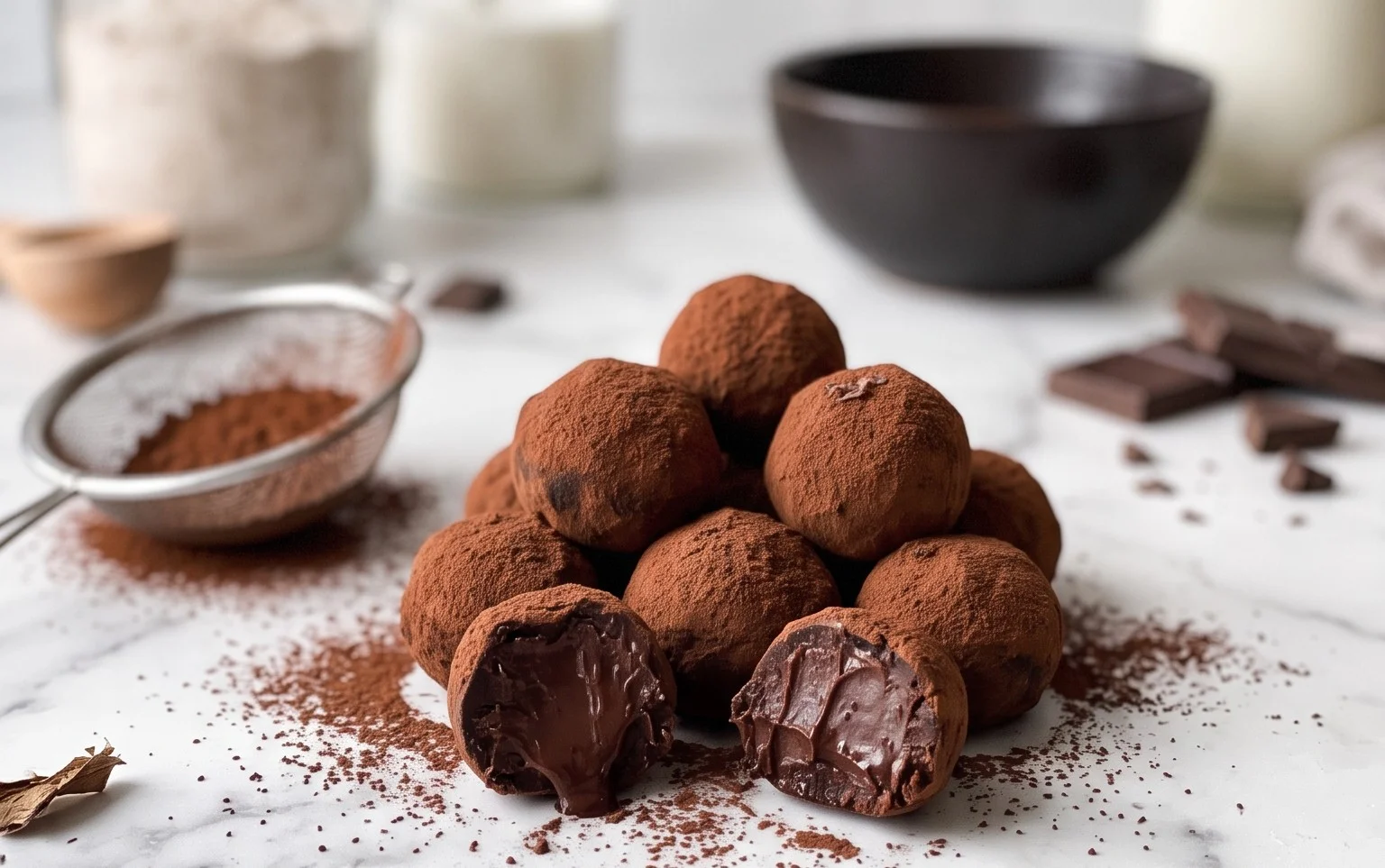 Truffes au Chocolat Fondantes : La Recette Facile