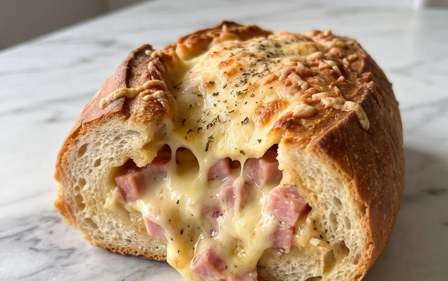 Handbrot Jambon & Fromage : Recette Facile